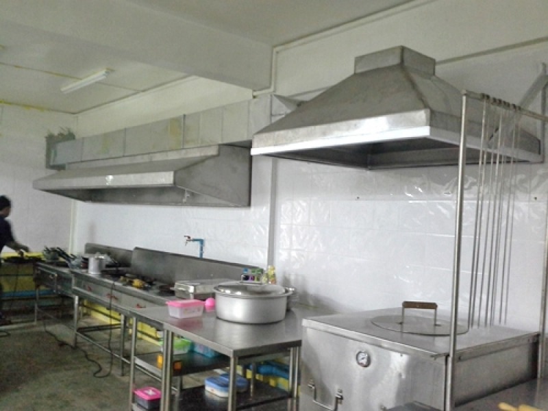 ติดตั้งปล่องควันสเตนเลส